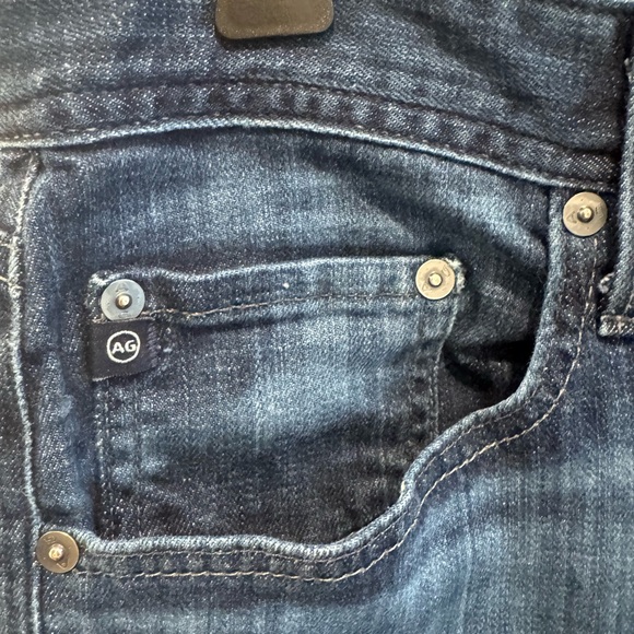 Mens AG Adriano Goldschmied The Protege Dark Straight Leg Jeans Size 36x34 - Picture 13 of 16